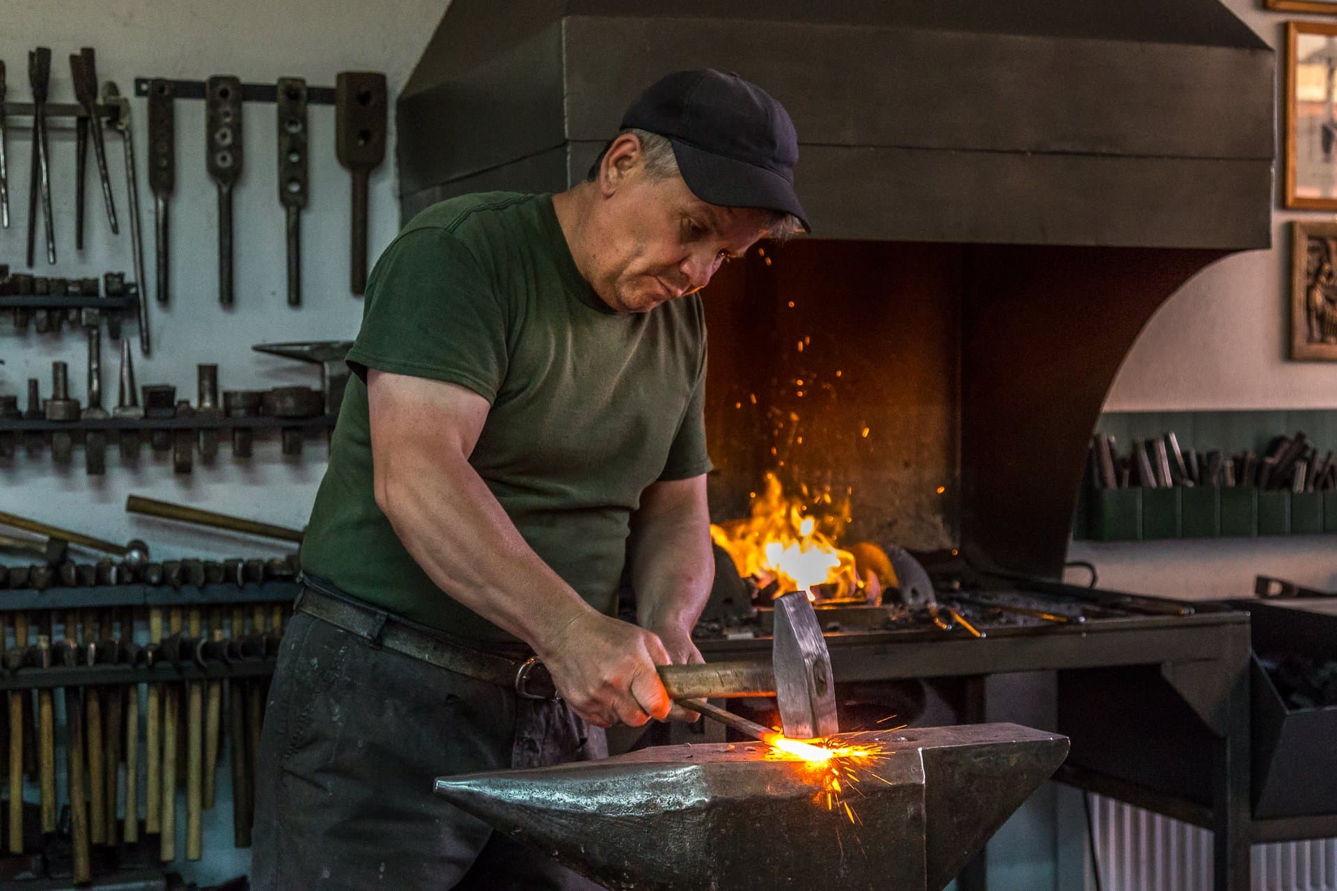Local blacksmith workshop