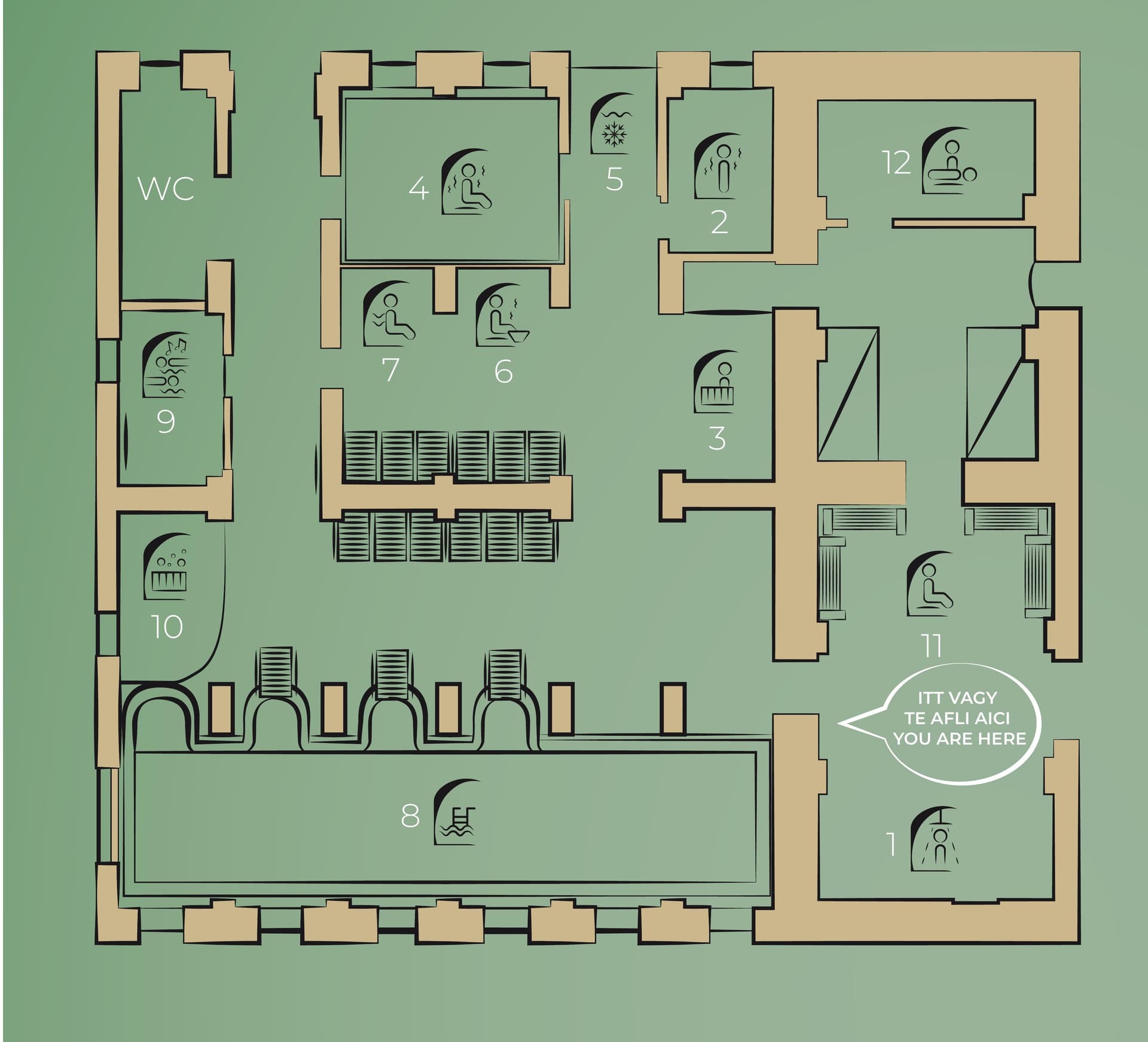 Cellarium Spa Circuit Floor Plan